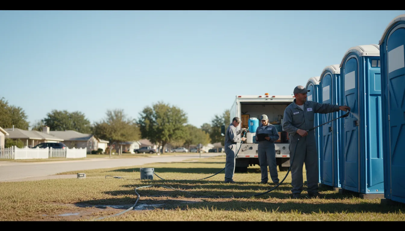 Long-Term Portable Toilet Rental in Roans Prairie, TX near me